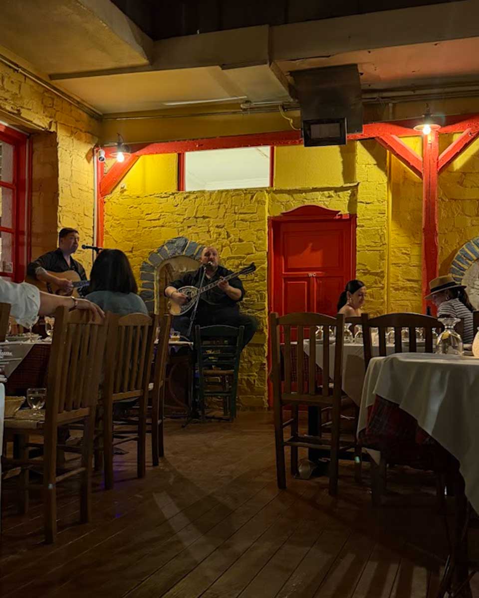 Musicians in Plaka Athens Greece on Hannah trip
