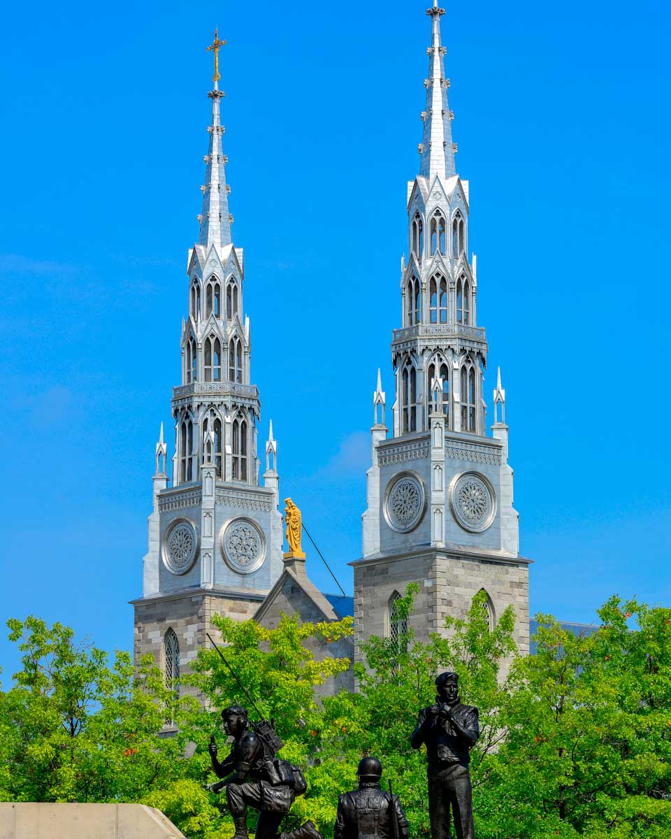 Ottawa Notre Dame Basilica in Ottawa, Ontario, Canada