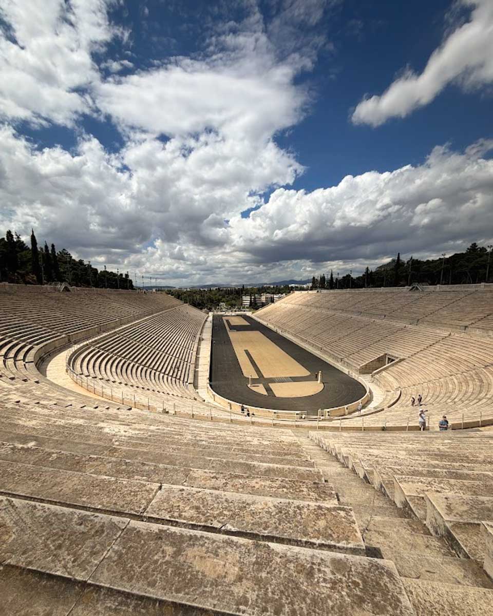 Panathenaic Stadium in Athens Greece on Hannah trip