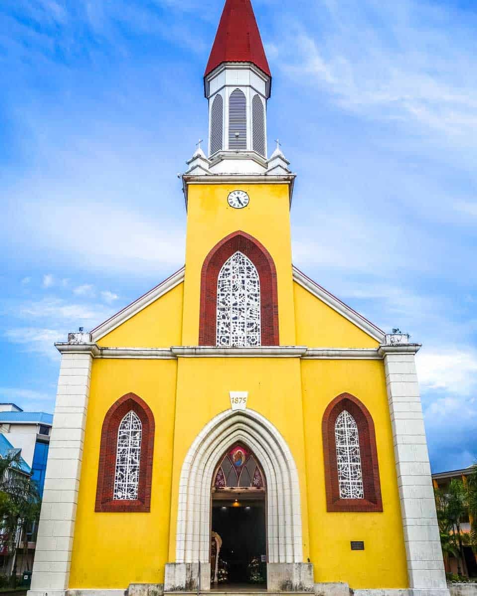 Papeete city Cathedral, Tahiti