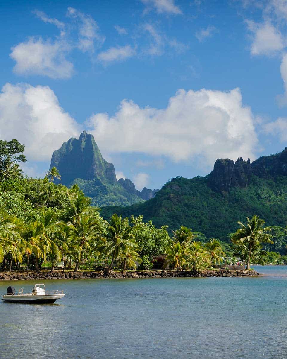Part of Cook's Bay in Moorea
