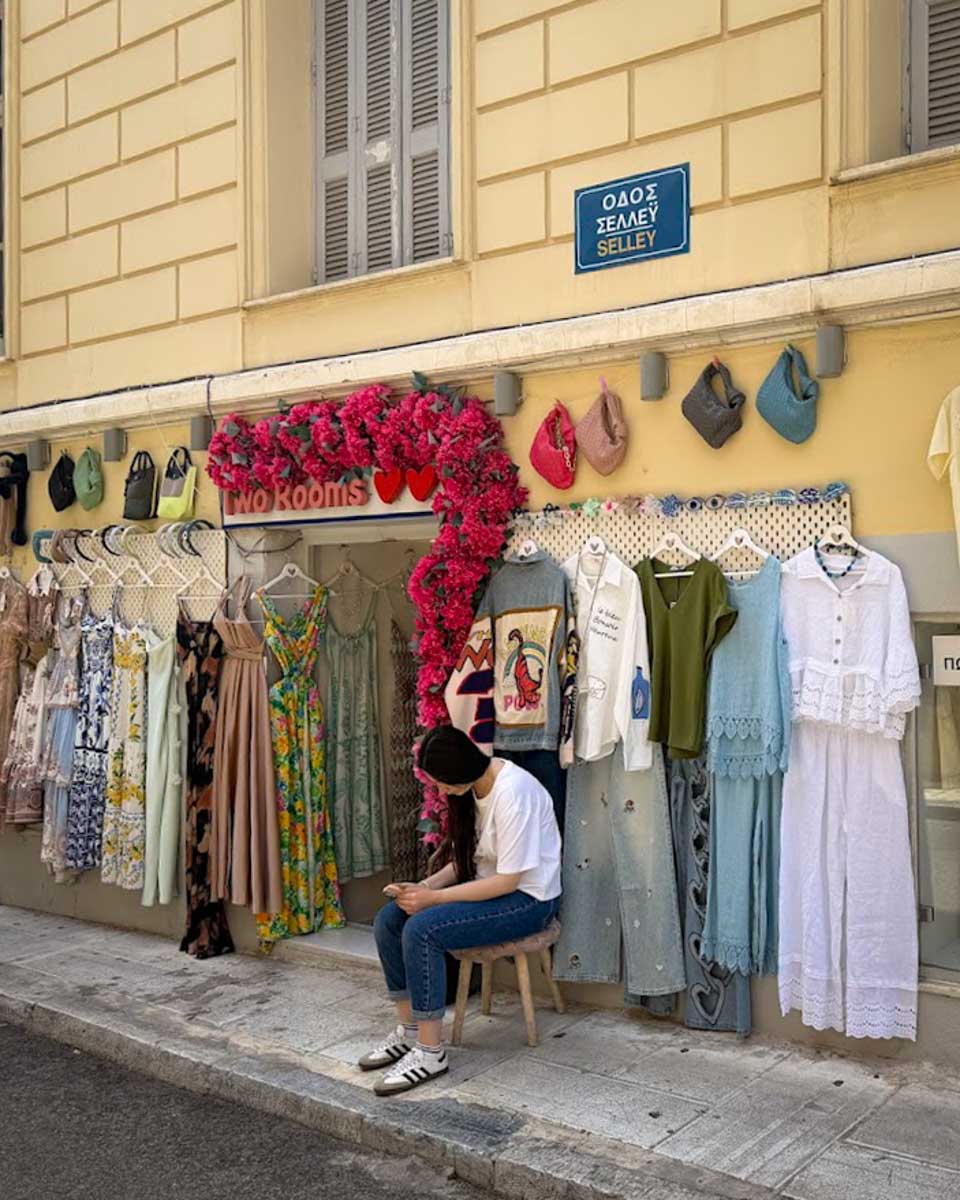 Plaka Market in Athens Greece on Hannah trip 1