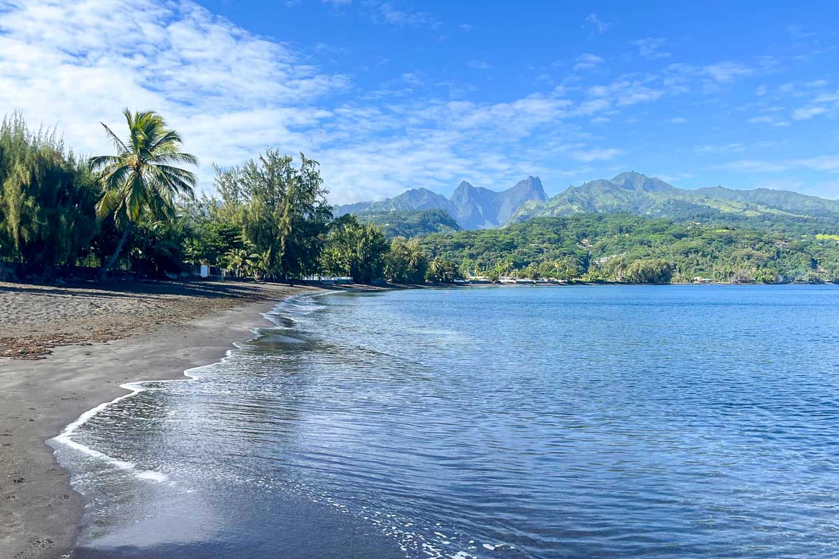 Pointe Venus Beach aka Plage de la Pointe Venus in Tahiti