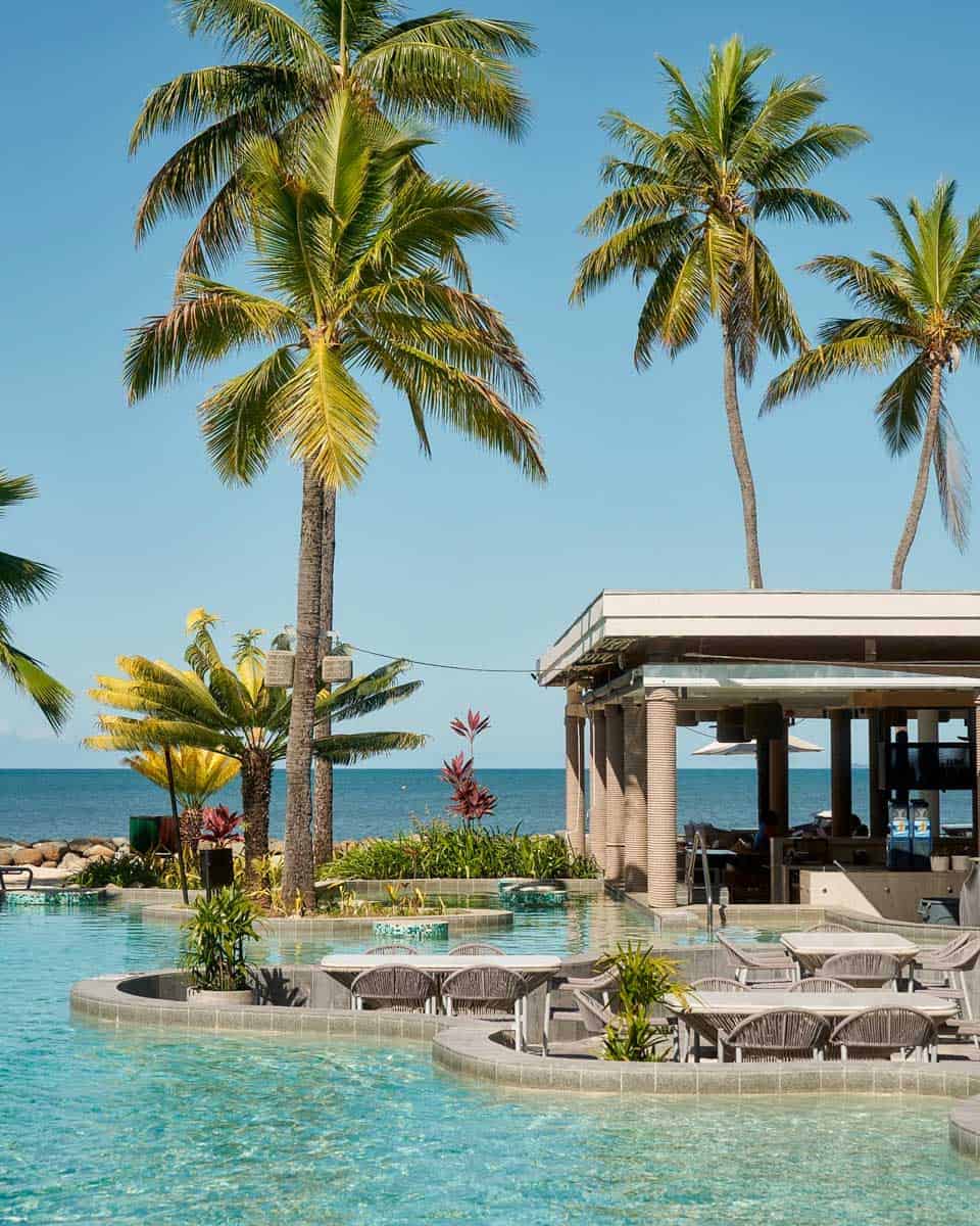 Pool are at the Sheraton Fiji Golf & Beach Resort