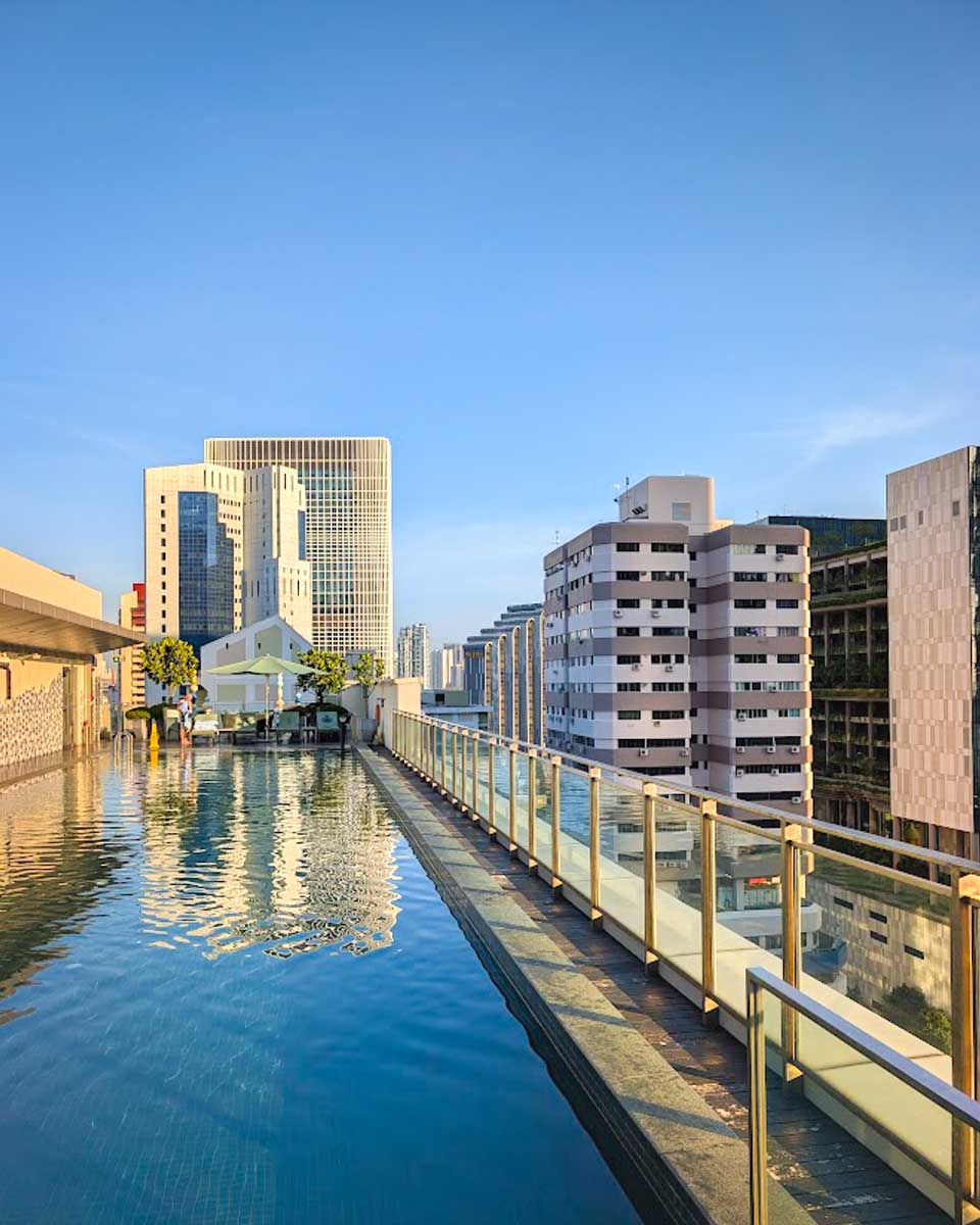 Pool at the Capri by Fraser China Square in Singapore