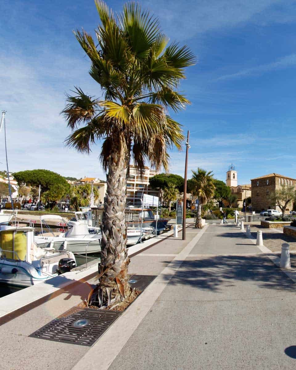 Sainte Maxime harbour in French Riviera