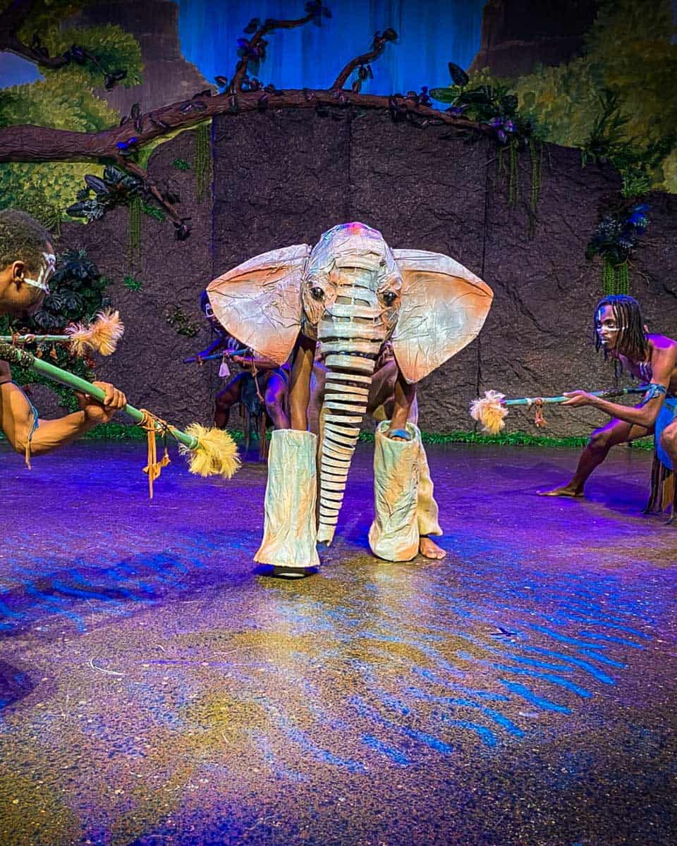 Simunye.live-a-theatre-show-for-spirit-of-africa-and-an-elephant-seen-in-Victoria-Falls Zimbabwe