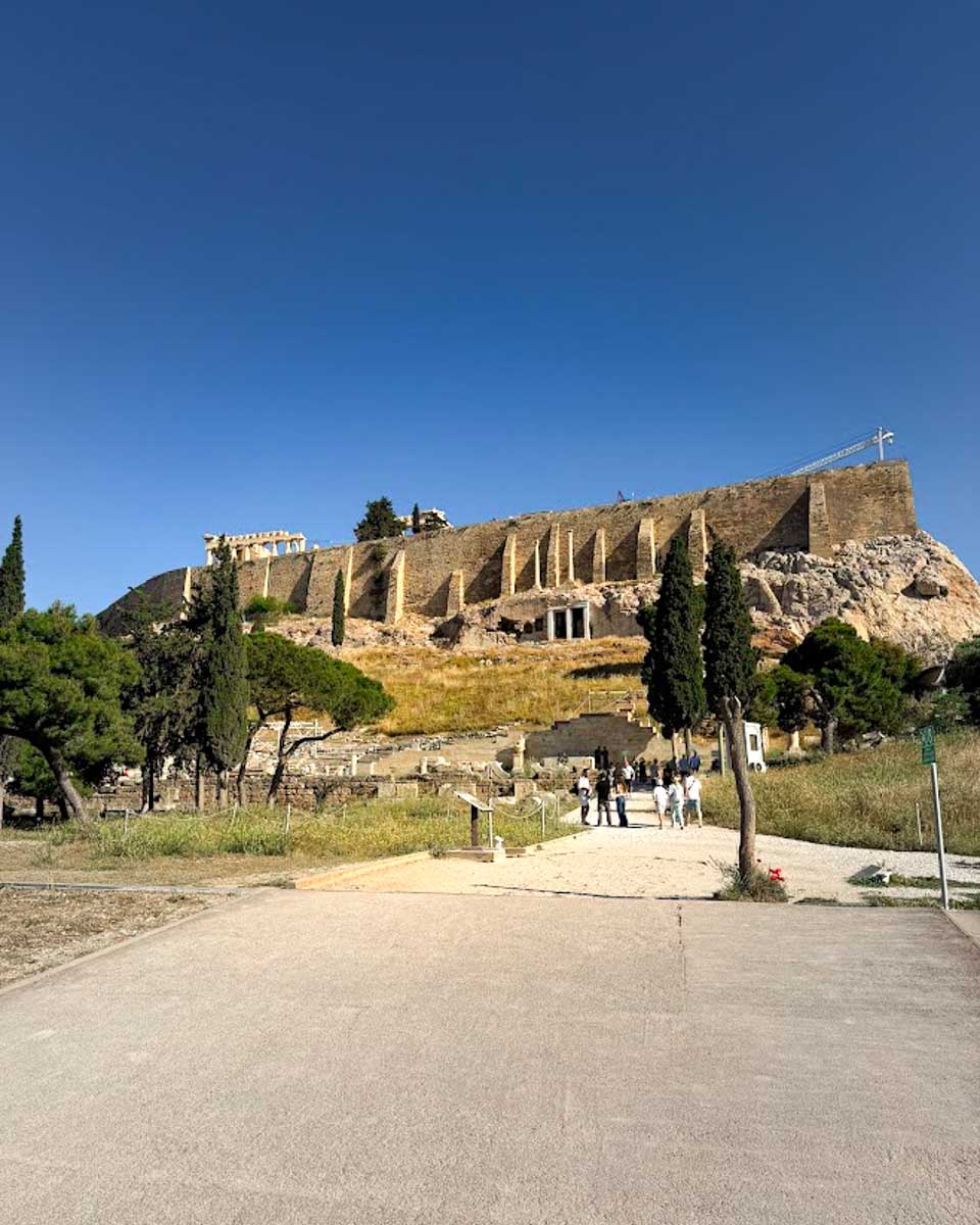 South Slope of the Acropolis of Athens in Athens Greece on Hannah trip