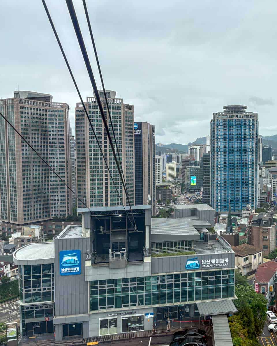 The Namsan cable car in Seoul South Korea (1)