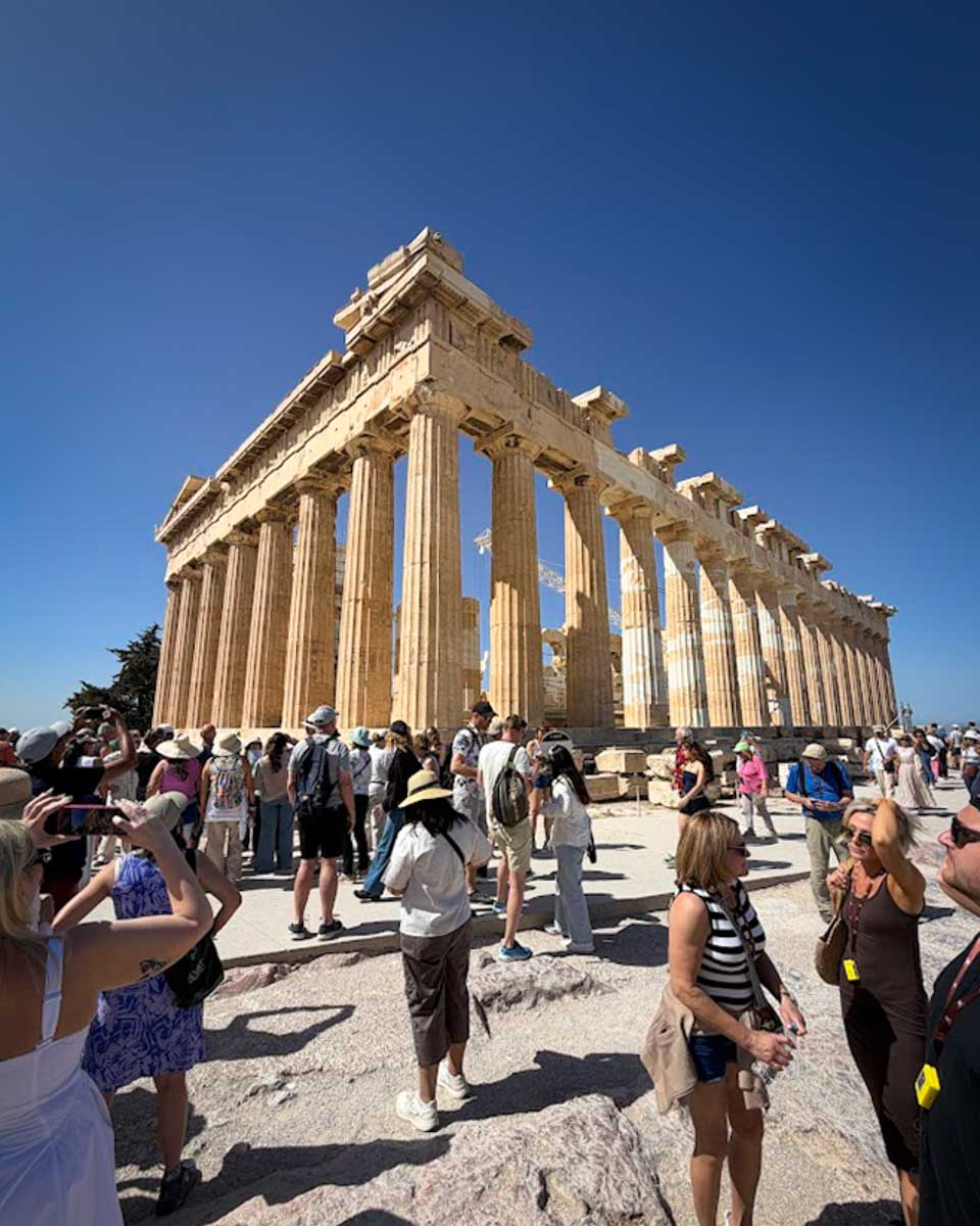 The Parthenon in Athens Greece at Hannah trip