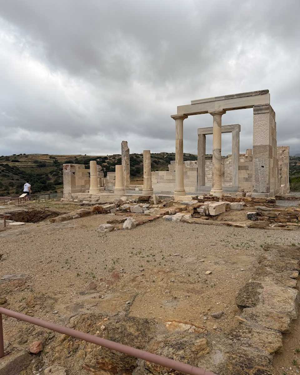 The Temple of Demeter in Naxos Greece on Hannah trip 1