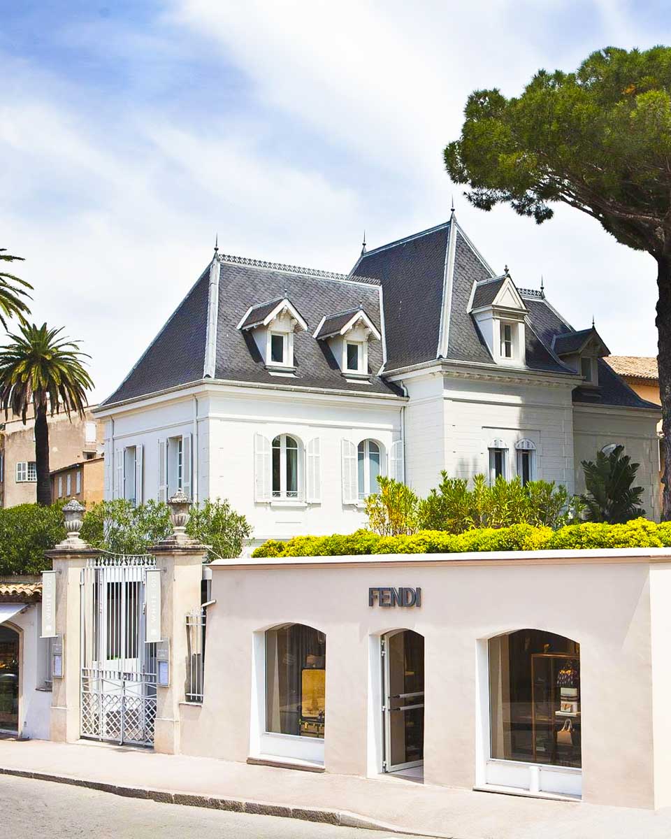 The outside of White 1921 in St Tropez