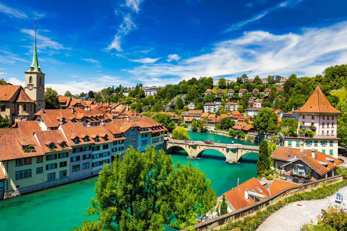 View of Old Town Berm, Switzerland