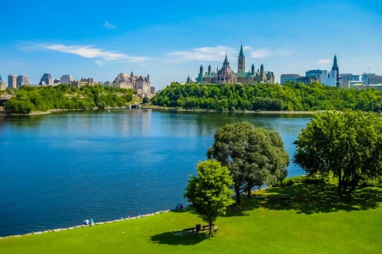View of Ottawa, Ontario, Canada