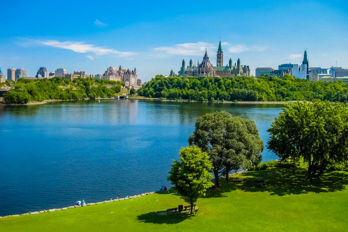 View of Ottawa, Ontario, Canada