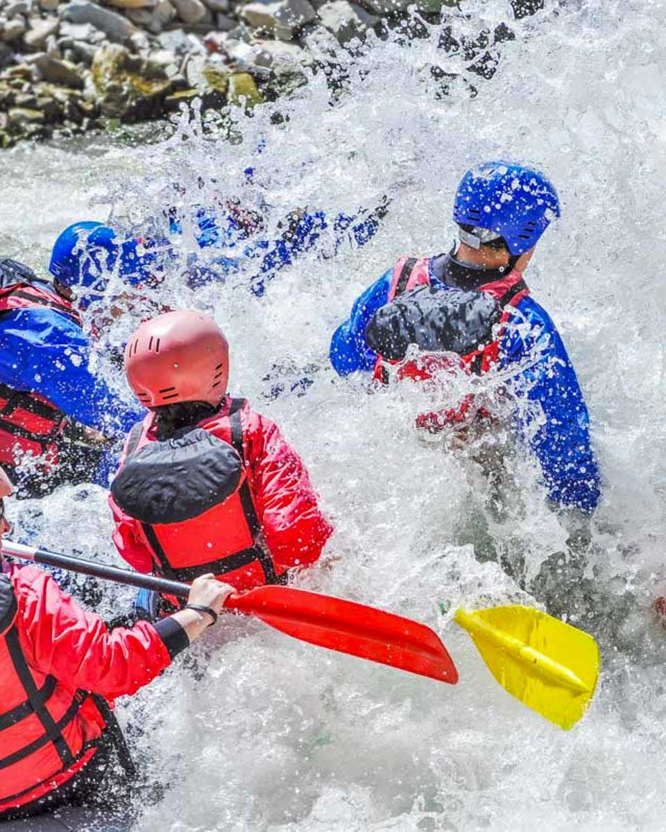 White-water-rafting-near-Ottawa on the Ottawa River, Ontario, Canada