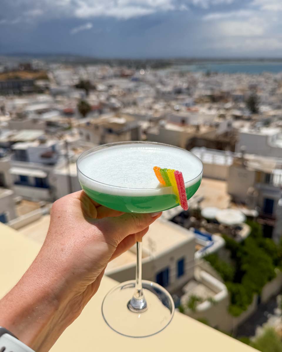 Cocktail with a view