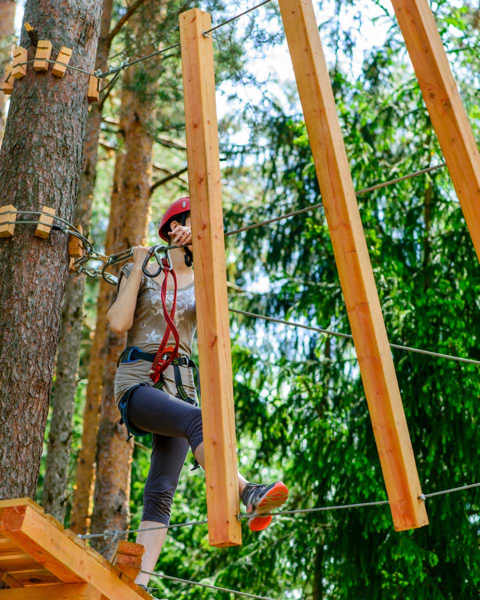 An adveenture park in Ketchikan Alaska