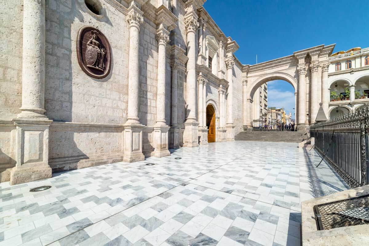 Arequipa Cathedral, Plaza de Armas, Peru