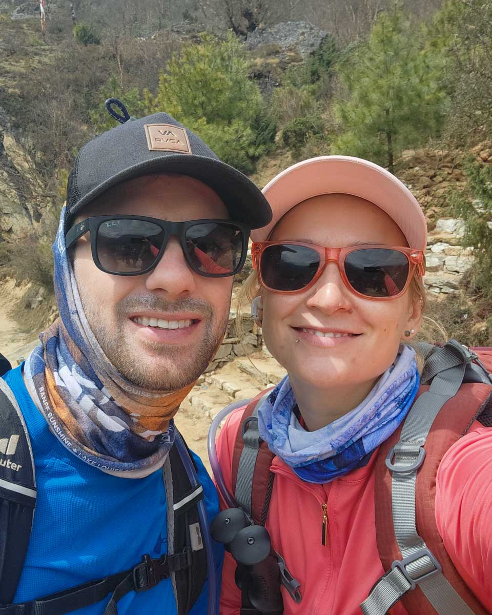 Bailey and Daniel hiking in Grindelwald Switzerland