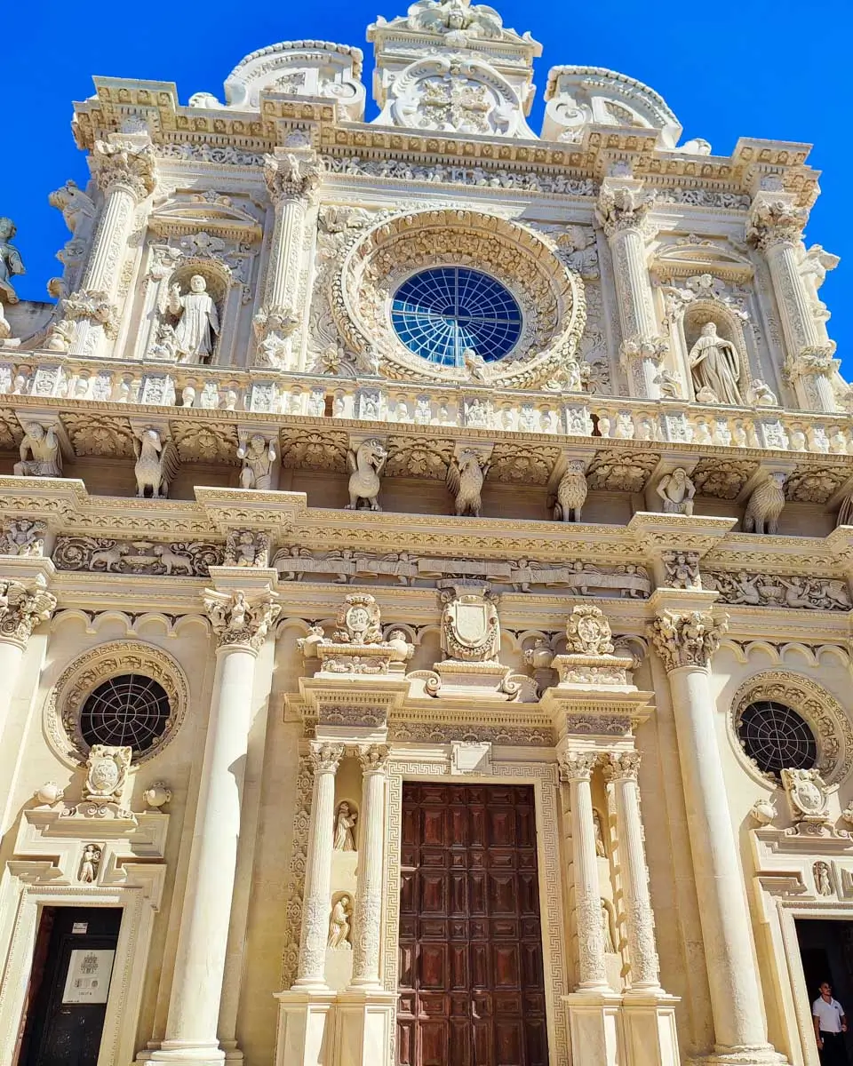 Basilica di Santa Croce in Lecce Italy