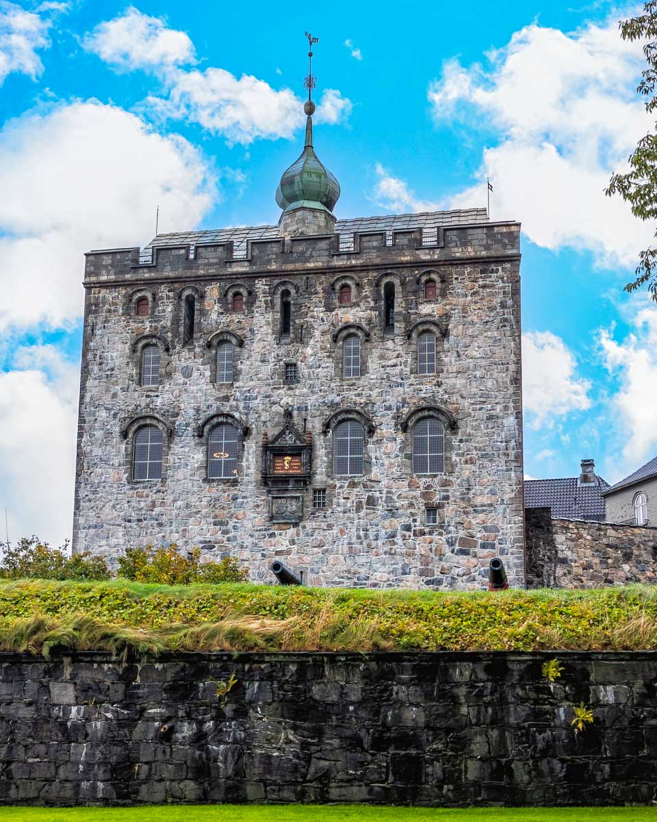 Bergenhus Fortress in Bergen Norway