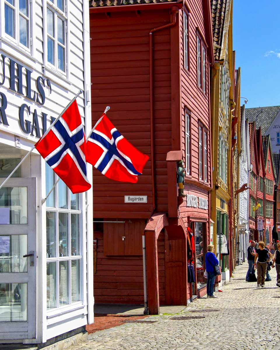 Bryggen wharf in Bergen Norway 2