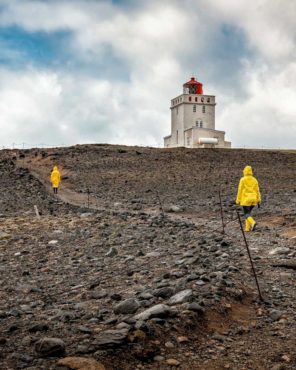 Dyrholaey lighthouse in Vik, Iceland