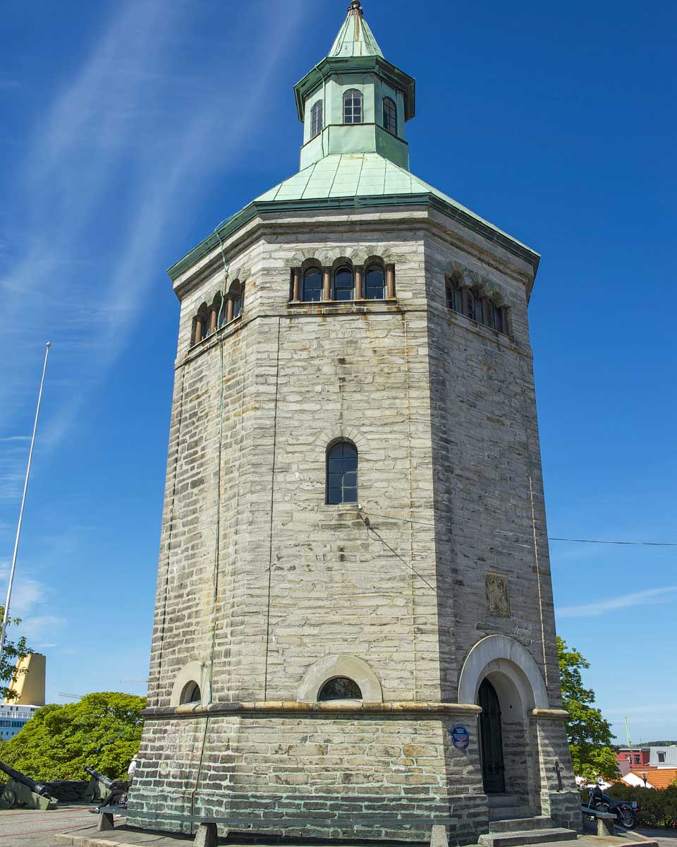 Exterior of the Valberg tower in Stavanger, Norway