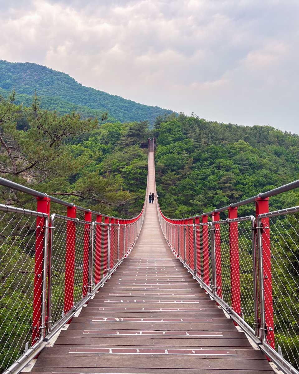 Gamaksan Suspension Bridge on a DMZ tour from Seoul South Korea 2