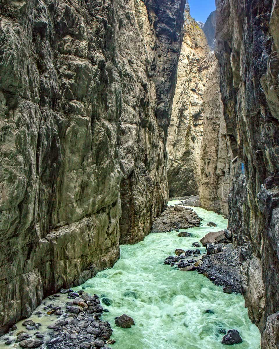 Glacier Canyon in Grindelwald, Switzerland