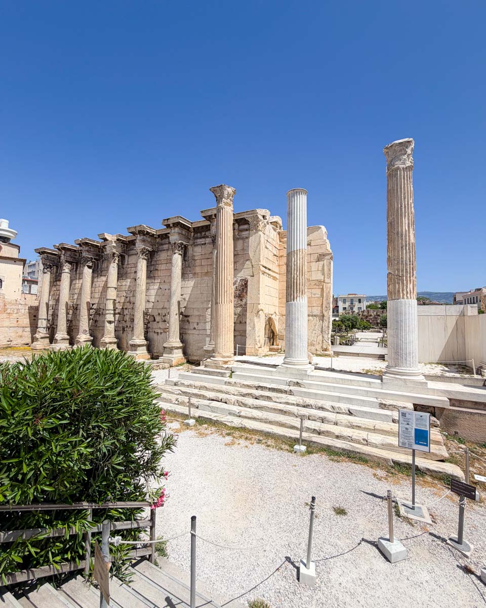 Hadrian's Library in Athens Greece on Hannah trip 3