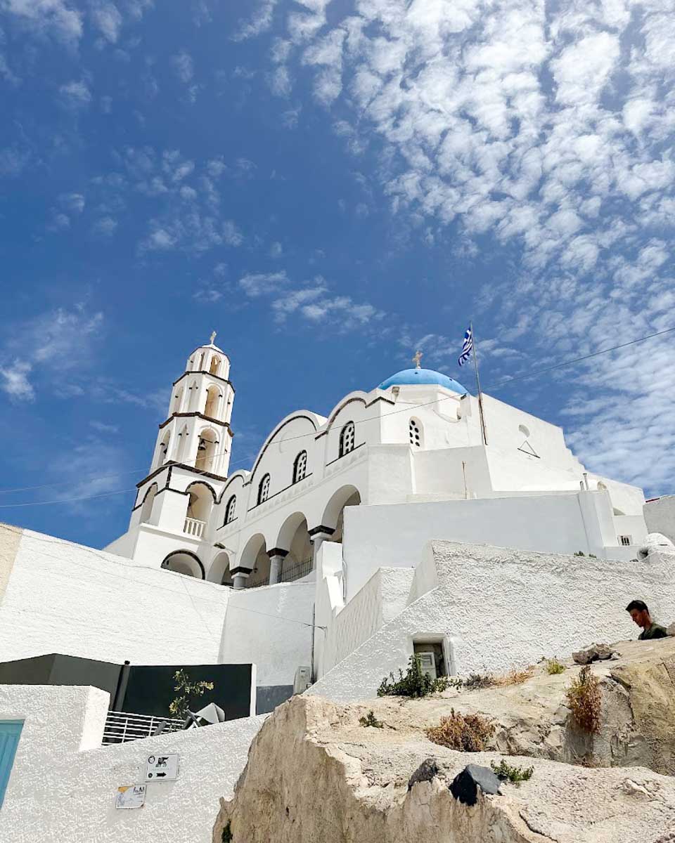 Holy Church of the Transfiguration of the Savior in Pyrgos, Santorini