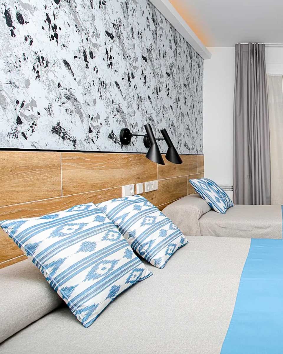 Hotel room at Hostal Castilla II Puerta del Sol in Madrid copy