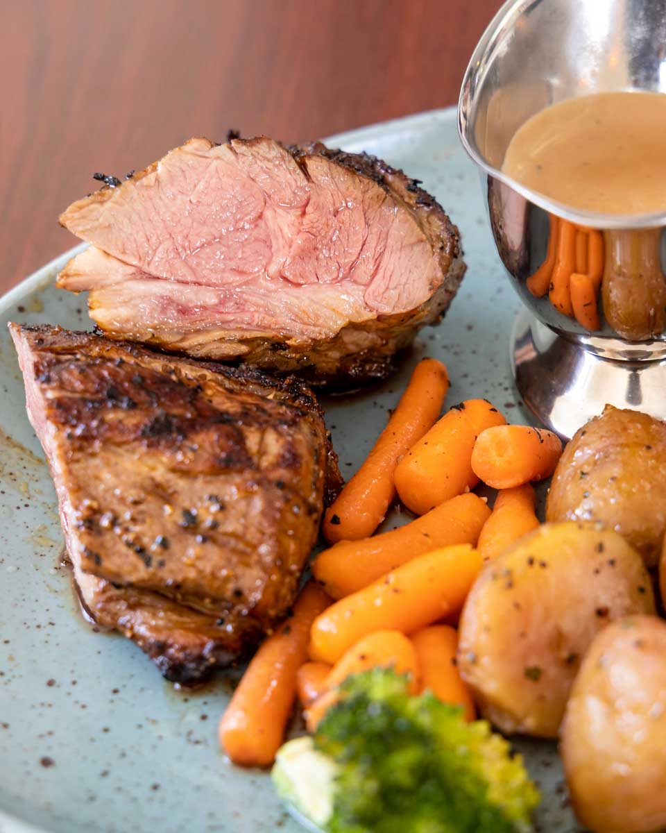 Icelandic lamb eaten on a food tour of Akureyri, Iceland 1