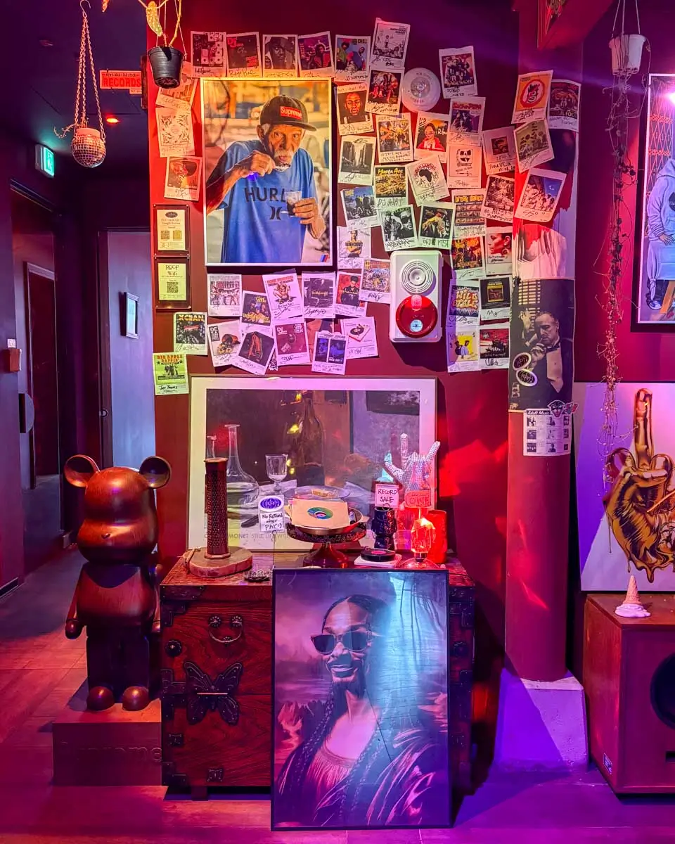 Inside a bar in Seoul South Korea