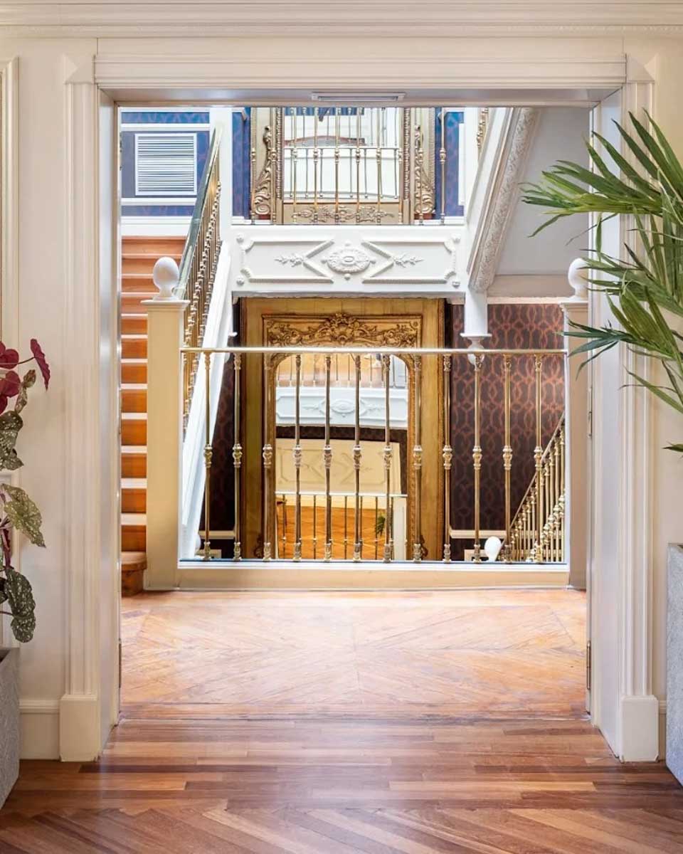 Inside hallway of Catalonia Las Cortes in Madrid copy