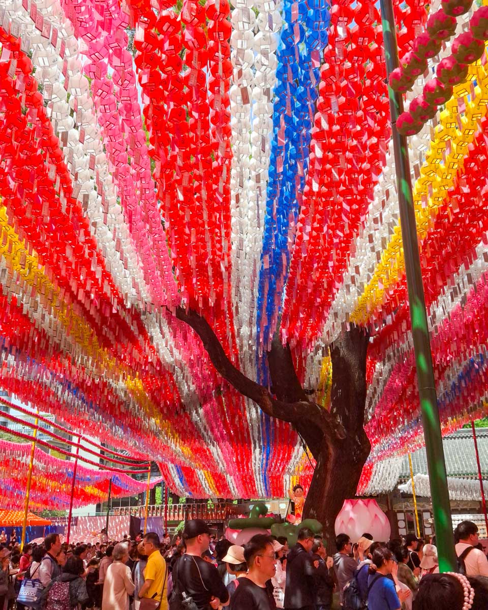 Jogysae Temple during Buddha's birthday celebration in Seoul South Korea 1