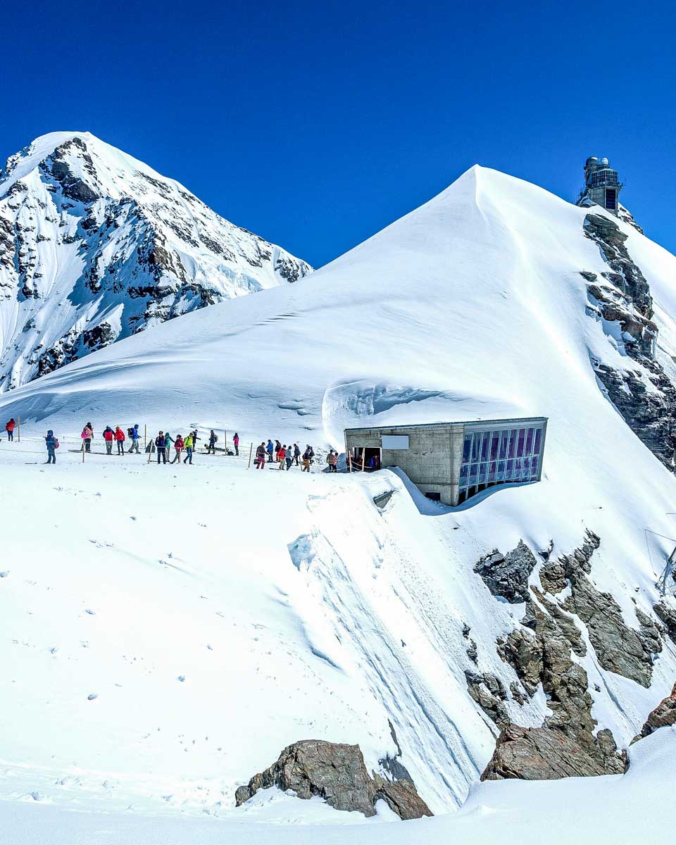Jungfraujoch-in-the-Swiss-Alps-Switzerland-seen on a tour from Grindelwald