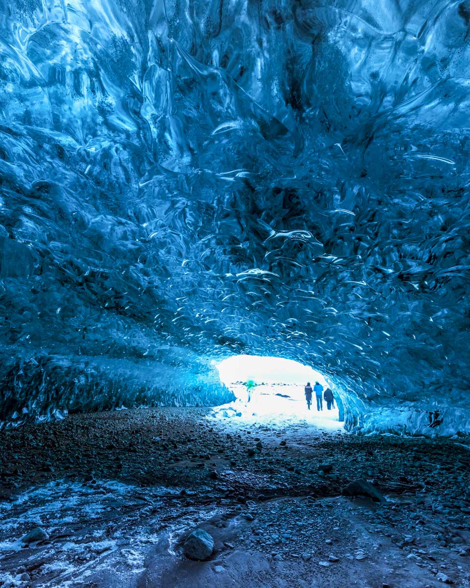 Katla Ice Cave seen near Vik Iceland