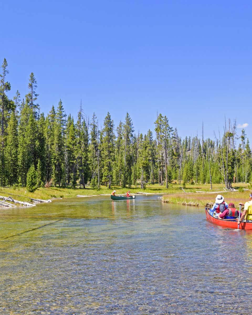 Kayaking on the Cascade Lakes near Bend Oregon (1)