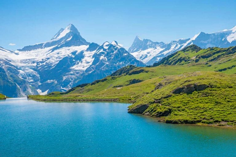 Lake Bachalpsee near Grindelwald Switzerland 1