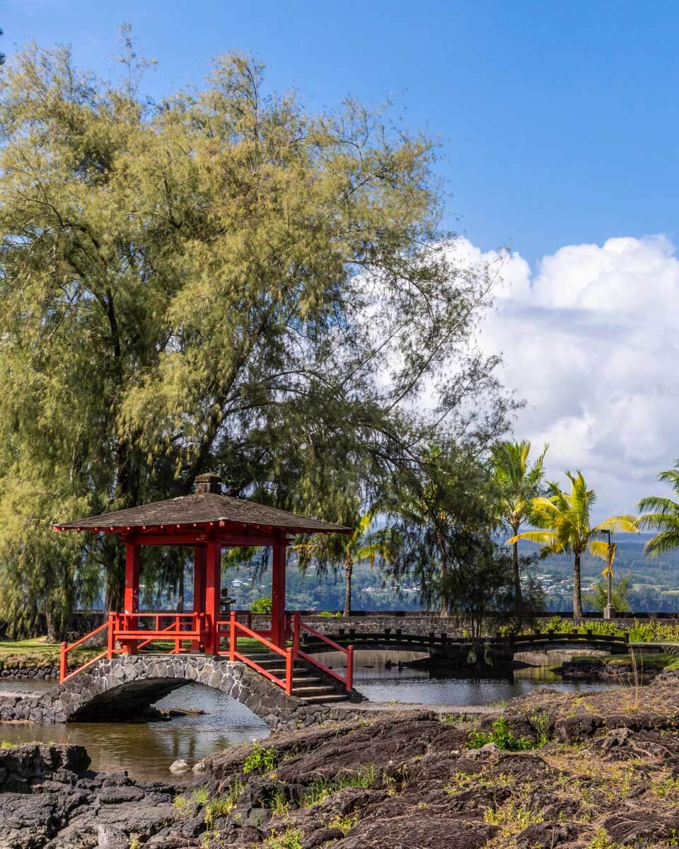 Liliʻuokalani Gardens on Big Island Hawaii