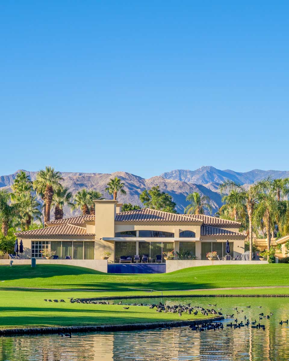 Luxury home on a golf course in Palm Springs California