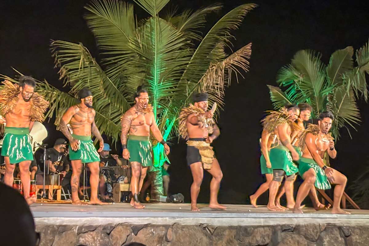 Men perform at the Mauka Warriors Luau on Oahu, Honolulu, Hawaii (24)