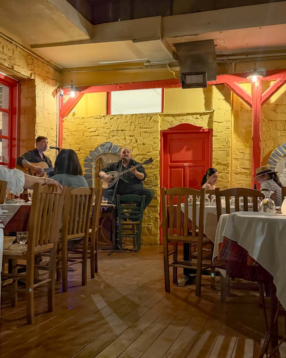 Musicians in Plaka Athens Greece on Hannah trip