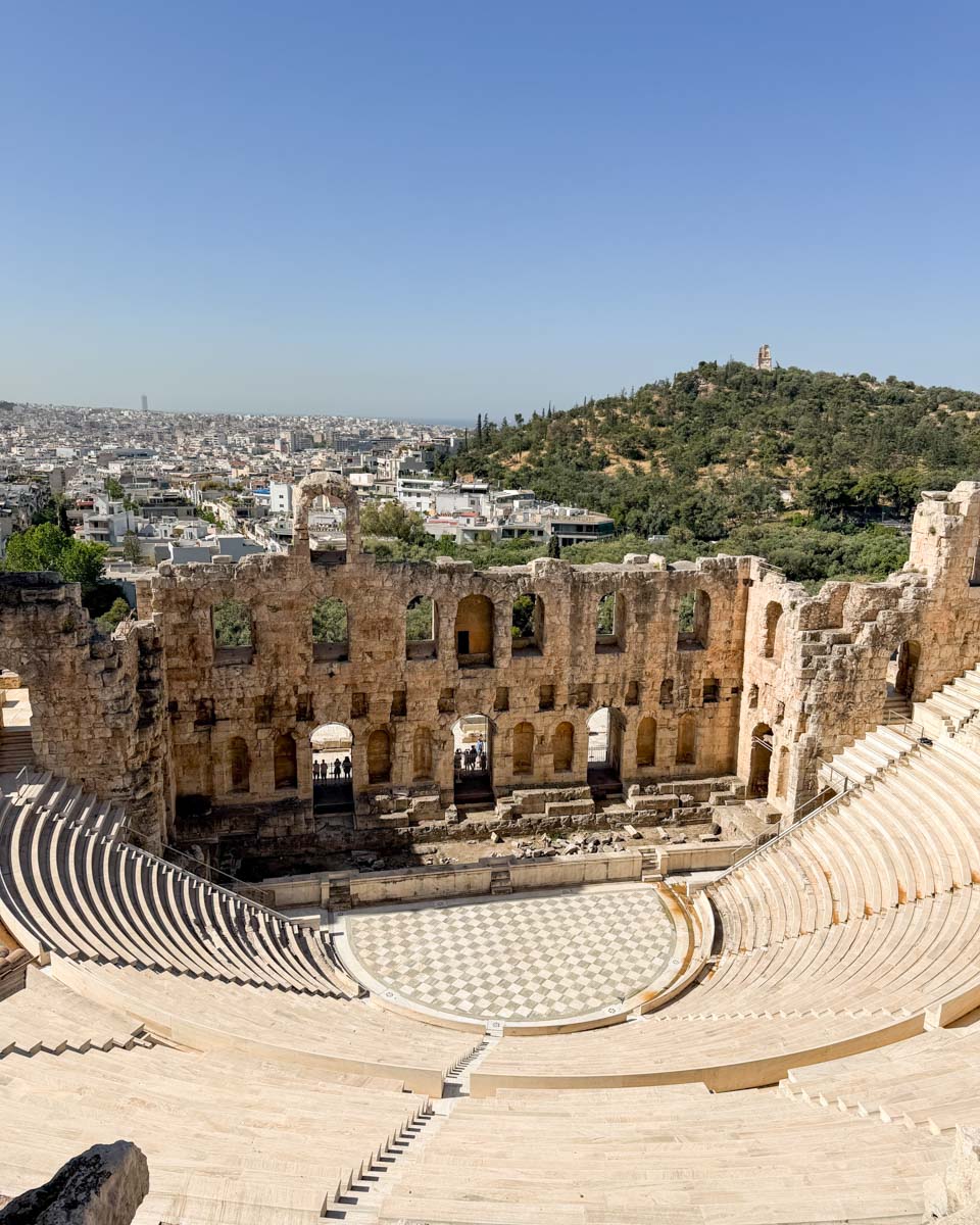 Odeon of Herodes Atticus in Athens Greece