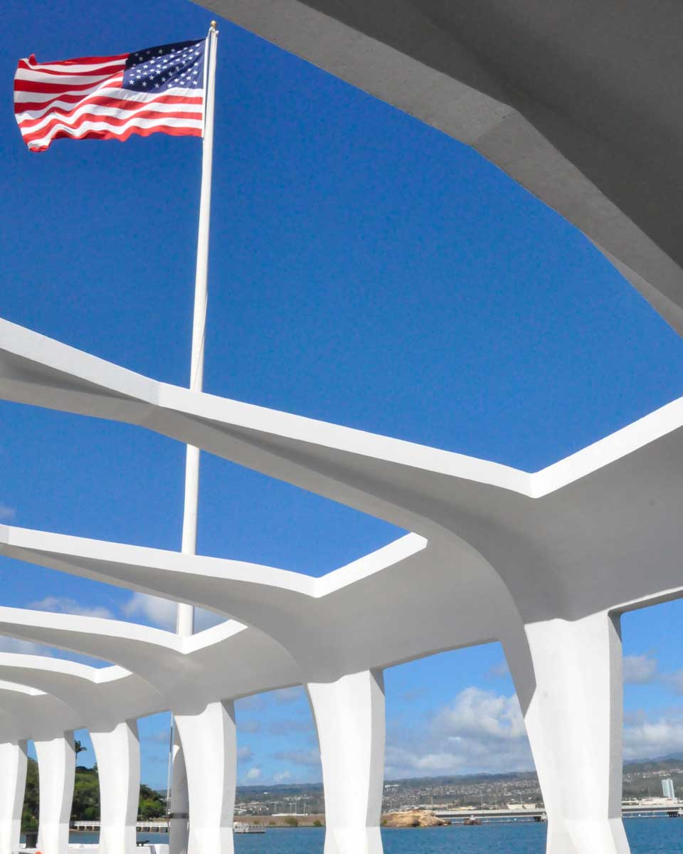 Pearl Harbor National Memorial on a Pearl Harbor tour in Hawaii