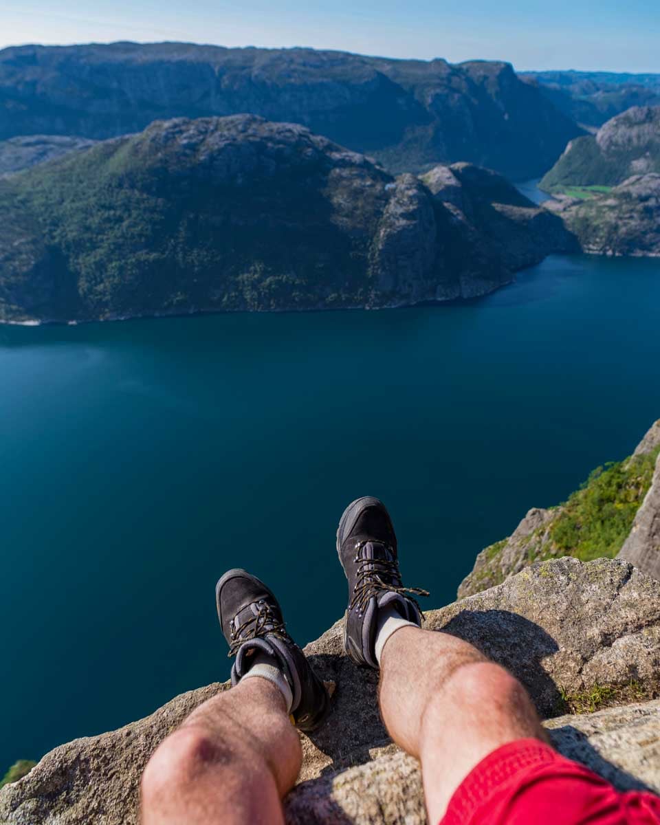 Preikestolen aka Pulpit Rock seen on a hiking tour from Stavanger, Norway (2)