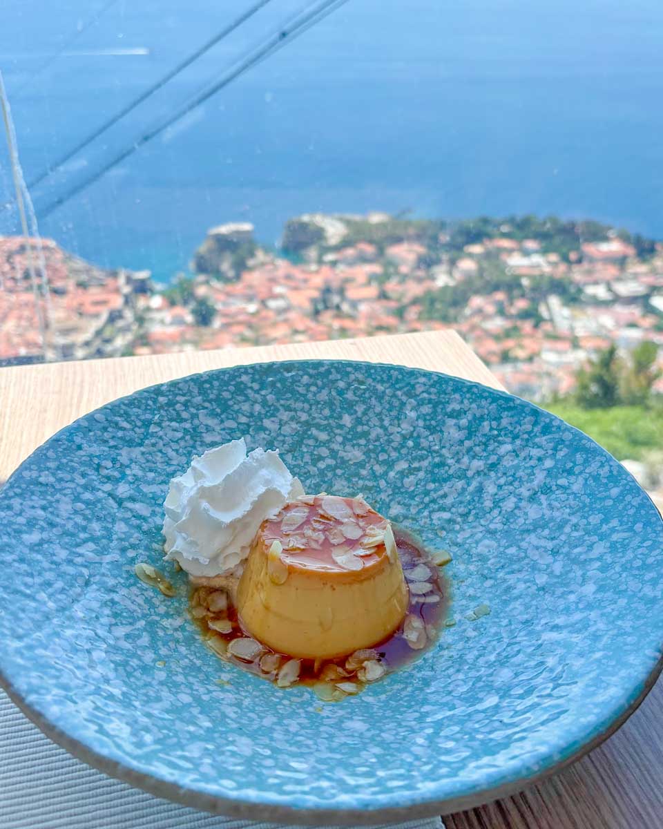 Rožata eaten at Panorama Restaurant in Dubrovnik